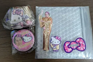 마츠켄 삼바 키티 아크릴 스탠드 안대 캔뱃지