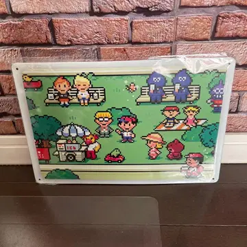 MOTHER2 어스바운드 메탈 사인 간판 마더투