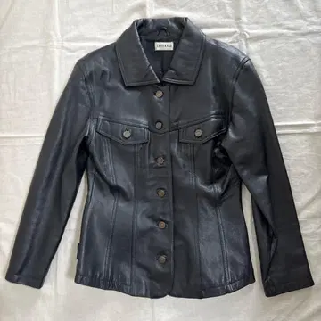 블랙 가죽 자켓 천연 가죽 여성용