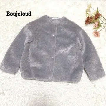 s.2411 [부즈루드] 보아 자켓 그레이 숏 기장 M 사이즈