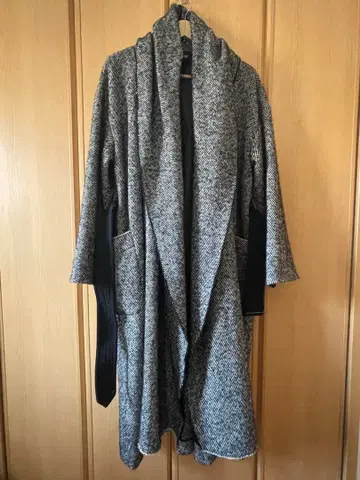 완판템 이레브 yleve 트위드 가운 코트