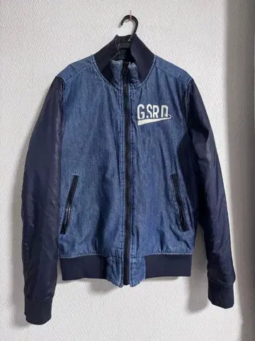 지스타로우 데님 블루종