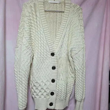 COCODEAL 케이블 니트 가디건