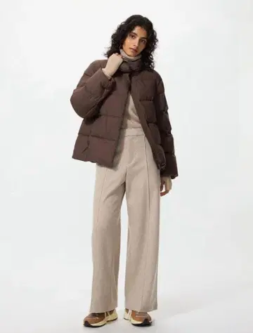 UNIQLO 와이드 팬츠 S 사이즈 라이트 베이지