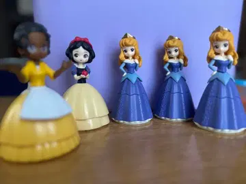 디즈니 프린세스 피규어 5체 세트