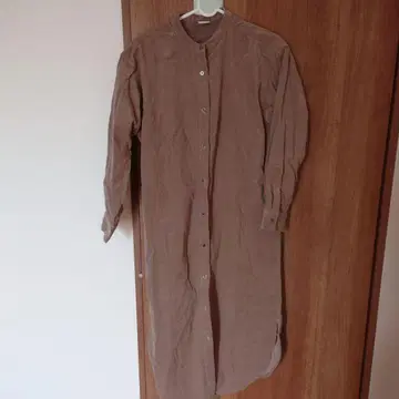 URBAN RESEARCH DOORS 브라운 셔츠 원피스