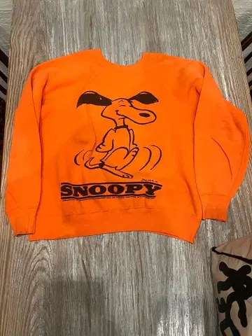 60s spruce snoopy 맨투맨 빈티지 빈스에 스누피
