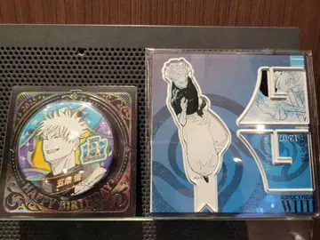 고죠 사토루 생일 캔뱃지 생일 아크릴 X 피규어 주술회전