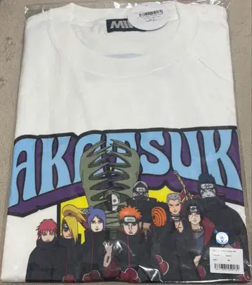 NARUTO MIW 아카츠키 T셔츠 M사이즈