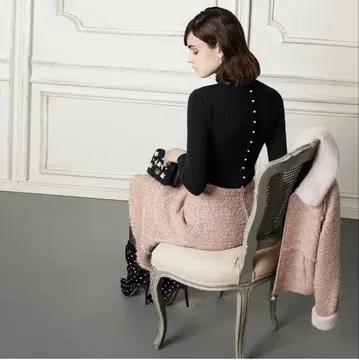 르네 2021년 AW 트위드 스커트 미사용