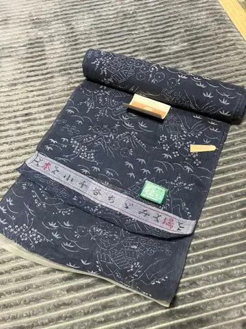 오지야 크레이프 원단 부채산 조개 옷감