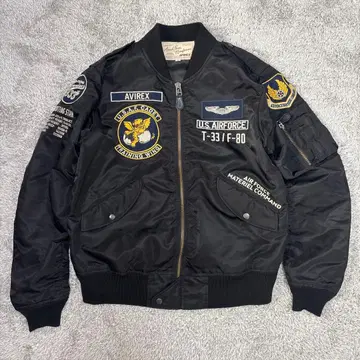 AVIREX MA-1 플라이트 자켓 XL 블랙