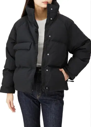 adidas 블랙 다운 자켓