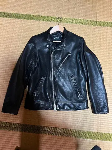 Schott freaks store 별주 세미 더블 라이더 자켓