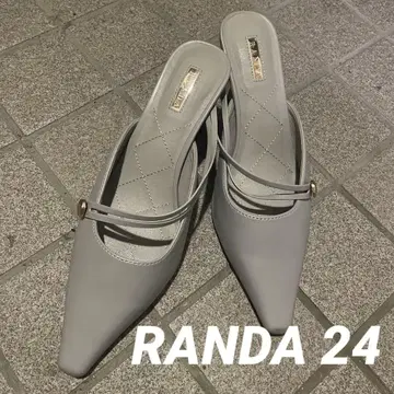 란다 RANDA 블루 그레이 스틸레토 하이힐 L
