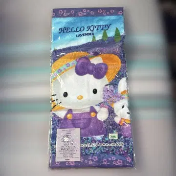 레어 헤이세이 레트로 홋카이도 헬로키티 타월 HELLO KITTY 라벤더