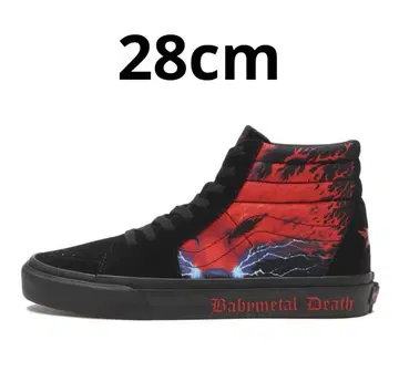 BABYMETAL x Vans Sk8-Hi Black/Red 28cm