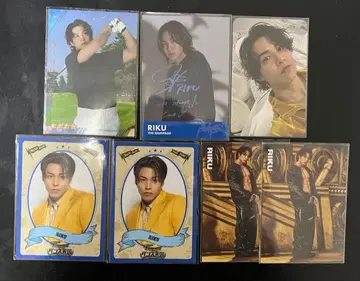 아오야마 리쿠 RIKU 포토 카드 묶음 판매 익명 배송