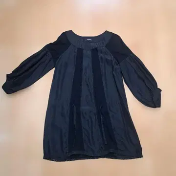 MAX&Co. 블랙 튜닉 오부 소매