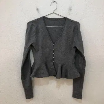 eimy istoire 벌룬헴 니트 가디건 [ F ]