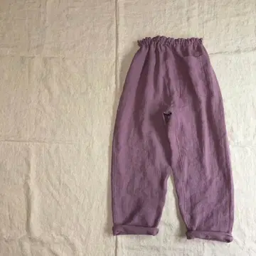 린넨울 몸빼 스모키 핑크