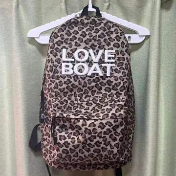LOVE BOAT 레오파드 무늬 럭색