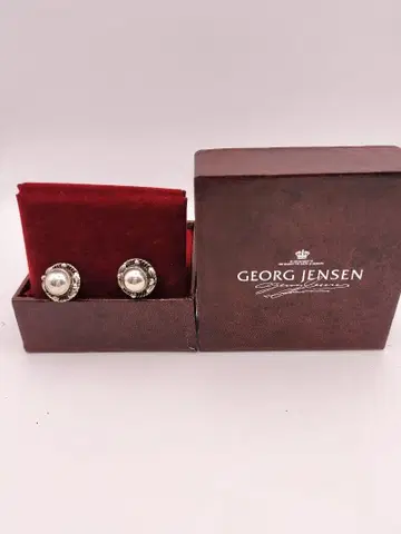 GEORG JENSEN 펄 장식 귀찌