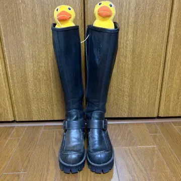 ( 중고/23.5cm ) 블랙 롱 부츠