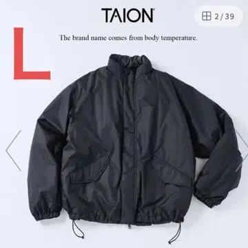 TAION JOURNAL STANDARD 별주 숏 모즈 다운 블루종