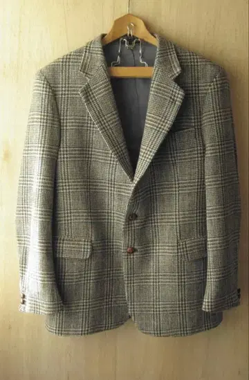 vintage 울 트위드 자켓 우크라이나 제조