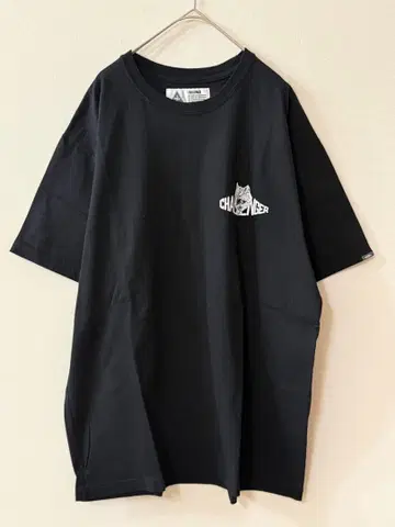 레어 XXL 사이즈 챌린저 울프 로고 T셔츠 블랙 나가세 토모야