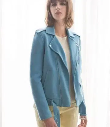 Theory 캐시미어 혼방 울 라이더 자켓