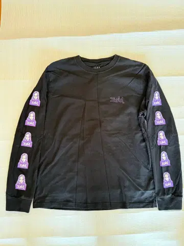 X-girl 여성용 긴팔 티셔츠 블랙 프린트 포함