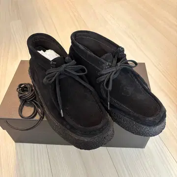 블랙 스웨이드 로우컷 신발