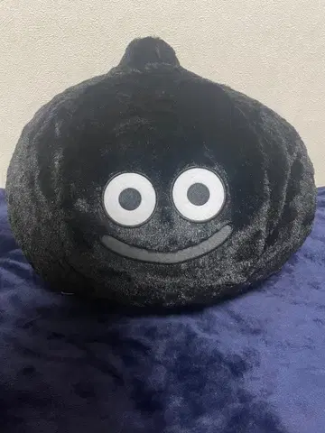 드래곤 퀘스트 AM 커다란 복슬복슬 봉제 인형 슬라임 다크