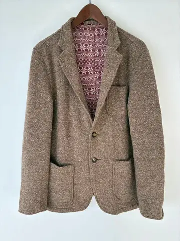 ESTNATION 브라운 테일러드 자켓