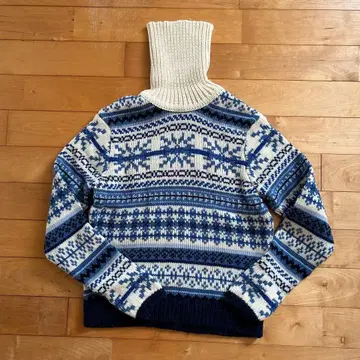 페어아일 패턴 스웨터 S 사이즈
