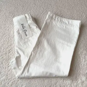 Mila Owen 화이트 데님 와이드 레그 팬츠 사이즈 0