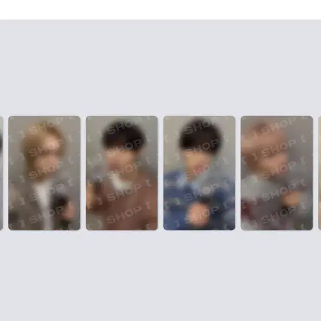 킥플립 응원봉 특전 6장 set