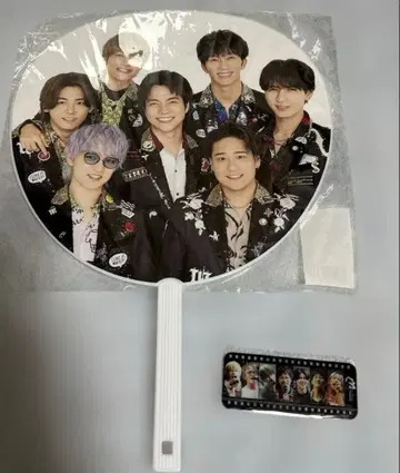 [ 미사용품 ] WEST. 윈터 그리팅 부채 필름풍 책갈피 포함