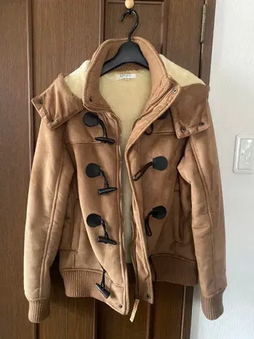 SPADE 베이지 브라운 더플 코트 L 사이즈