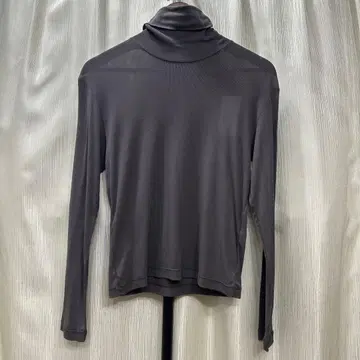 [ FLORENT ] 새상품 시어 하이넥 상의 / 00 / 차콜 그레이