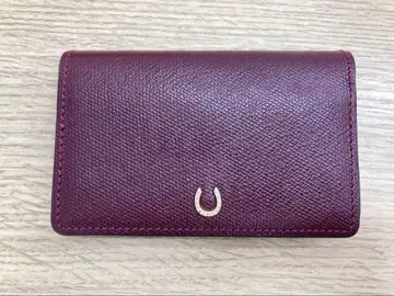 소메스 안장 가죽 카드 케이스