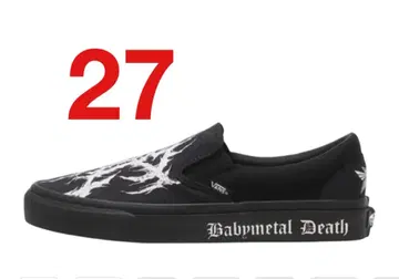 BABYMETAL x Vans Slip-On 'Black/White'