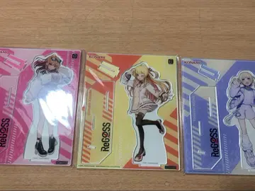 ReGLOSS 프리미엄 굿즈 캠페인 아크릴 스탠드 3종 세트