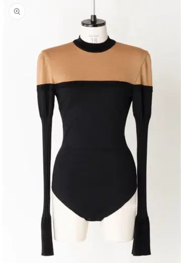 FETICO BI-COLOR KNIT BODYSUITS