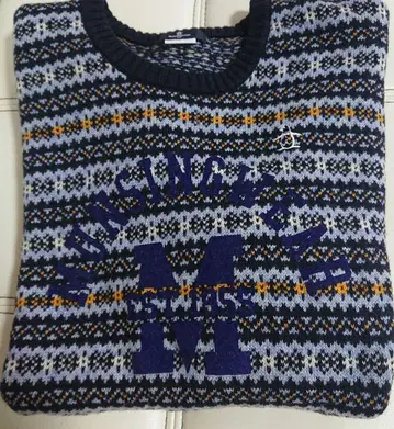 먼싱웨어 패턴 스웨터 M