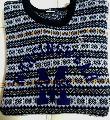 먼싱웨어 패턴 스웨터 M