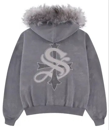 Supplier8 그레이 후드 부착 후드티