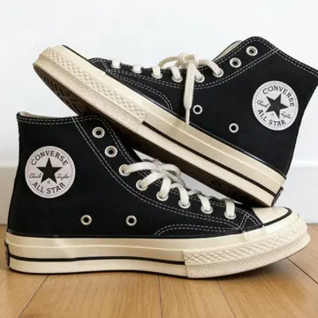 미사용 새상품 27cm 한정판 CT70 블랙 하이컷